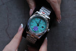ROLE-X DAY DATE TIFFANY BLUE