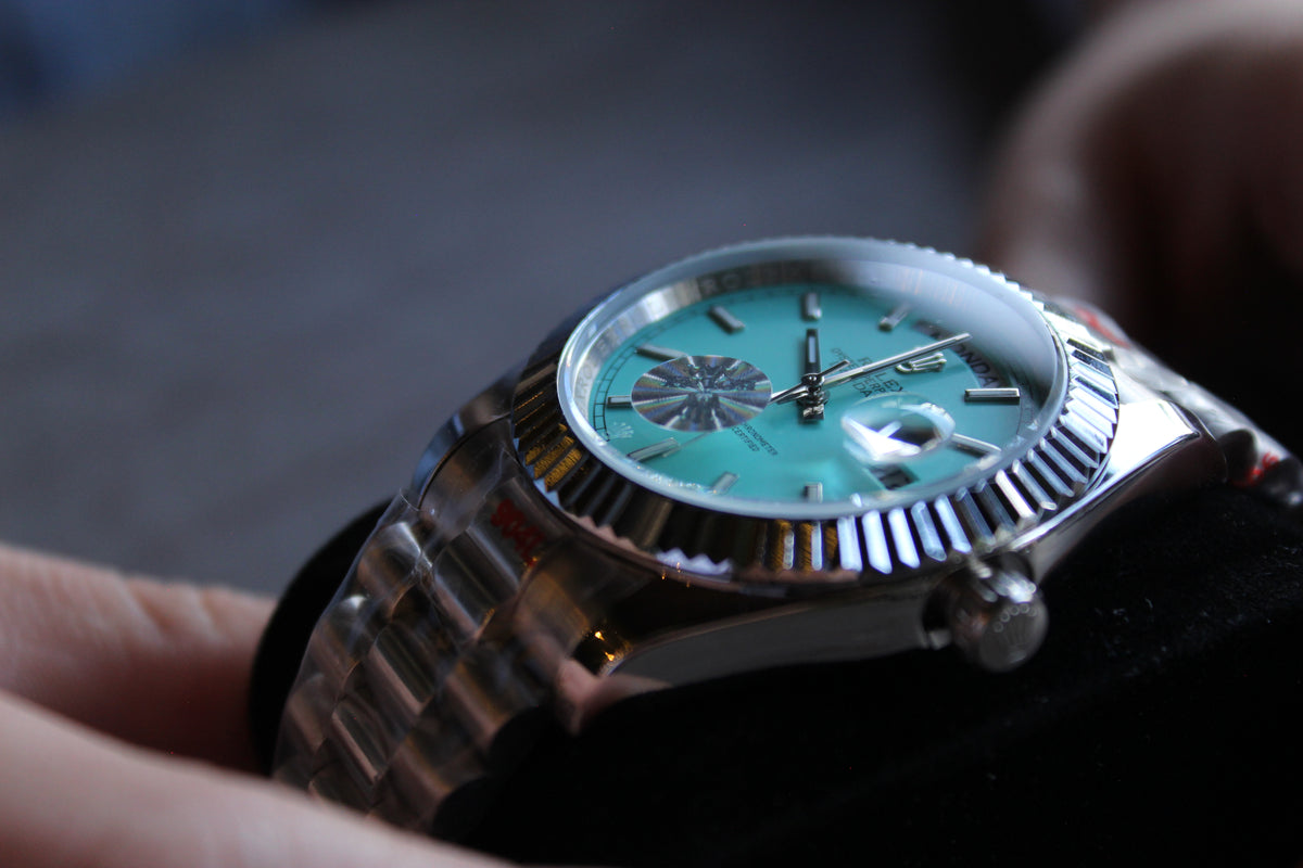 ROLE-X DAY DATE TIFFANY BLUE
