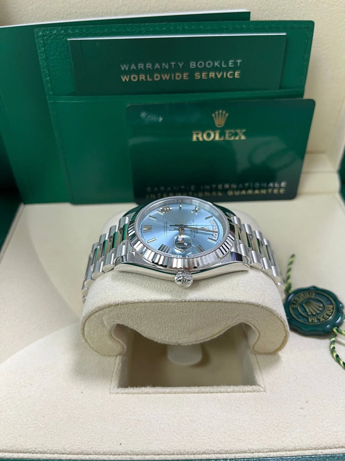 ROLE-X DAY DATE TIFFANY BLUE
